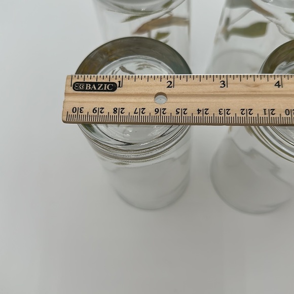 Set of 4 Vintage West Virginia Glass AMERICAN SONGBIRDS Flat Tumblers Glasses - Picture 15 of 16